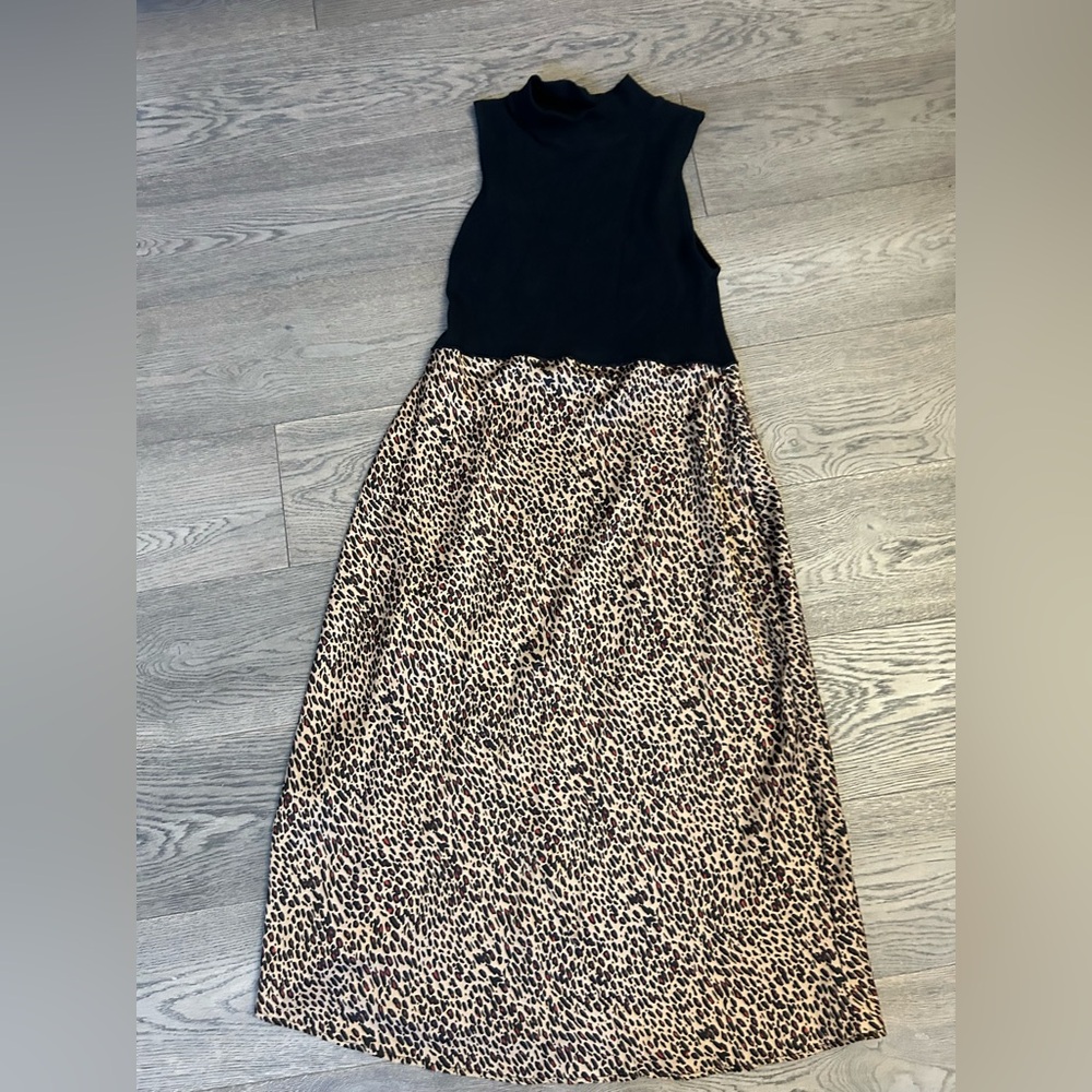 Zara Mock neck tank dress